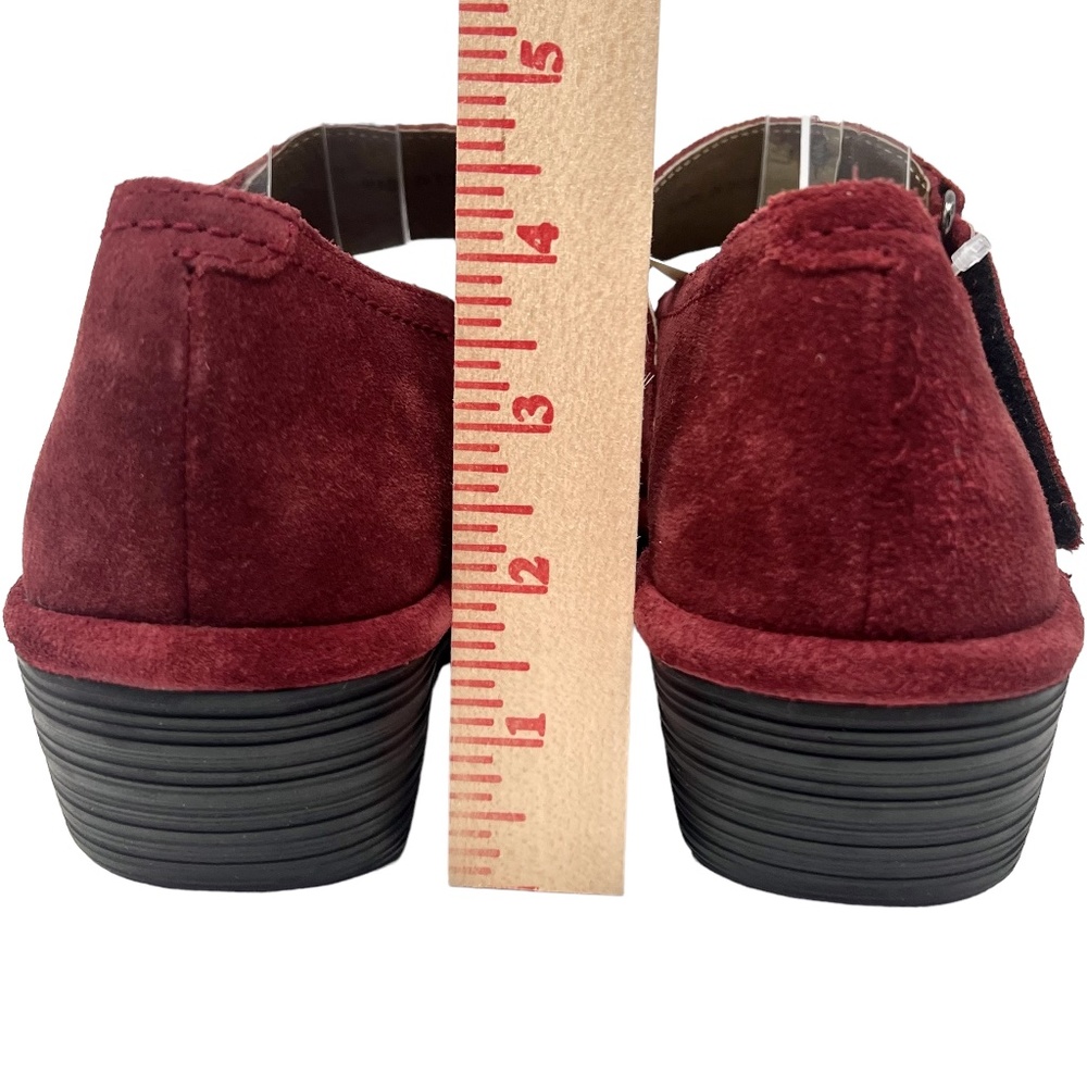Fly London Women's Robi Mary Jane rust Suede Wedges size 39/8-8.5 NWT 🪰 - Picture 7 of 16